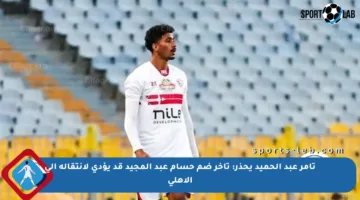 تامر عبد الحميد يحذر: تأخر ضم حسام عبد المجيد قد يؤدي لانتقاله إلى الأهلي